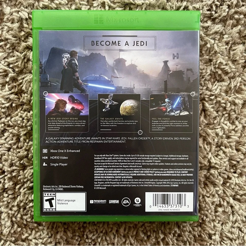 XBox One Jedi Fallen Order Game